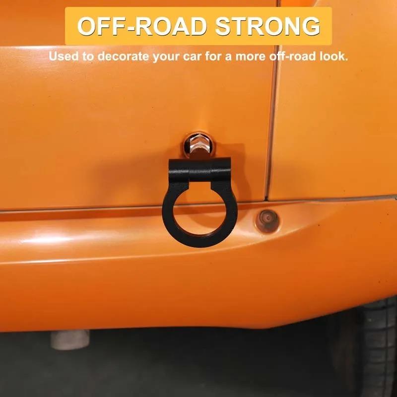 Exterior Car Accessories For Mercedes Benz Smart 2027- Aluminum Alloy Car Rear Trailer Hook Tow Ring Bumper Tow Hook Trim