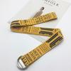 Waist Fashionable Canvas Belt For Men And Women With Chic Double Design Ring