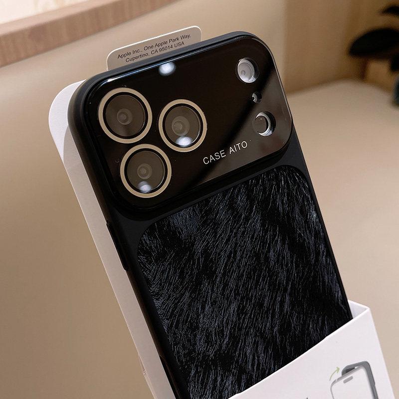 

iPhone 16/17 Pro Max Feather Texture Window Transform Case iPhone 15
