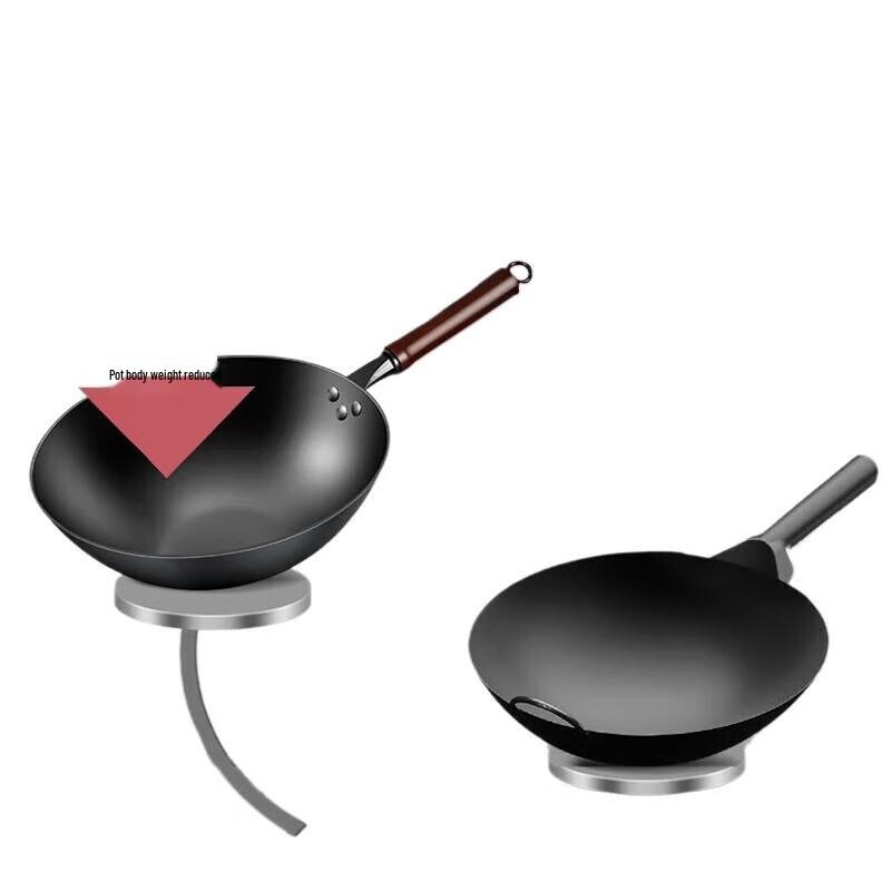KBH Lightweight Cast Iron Wok