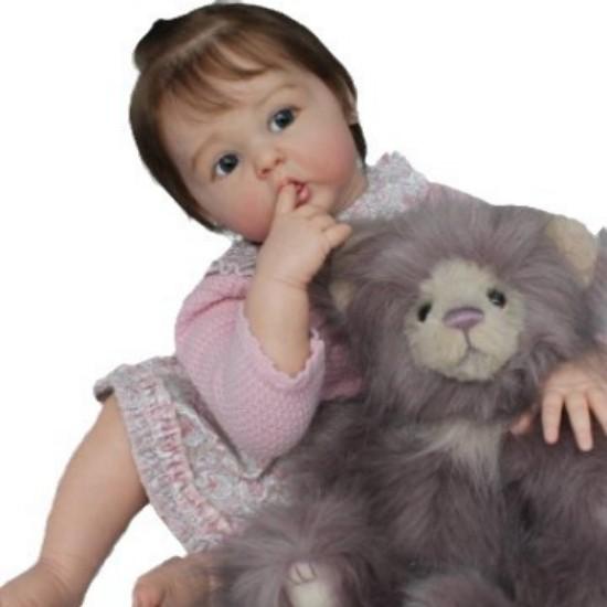 60cm Reborn Doll Vinyl Body Reborn Doll Children's Toy