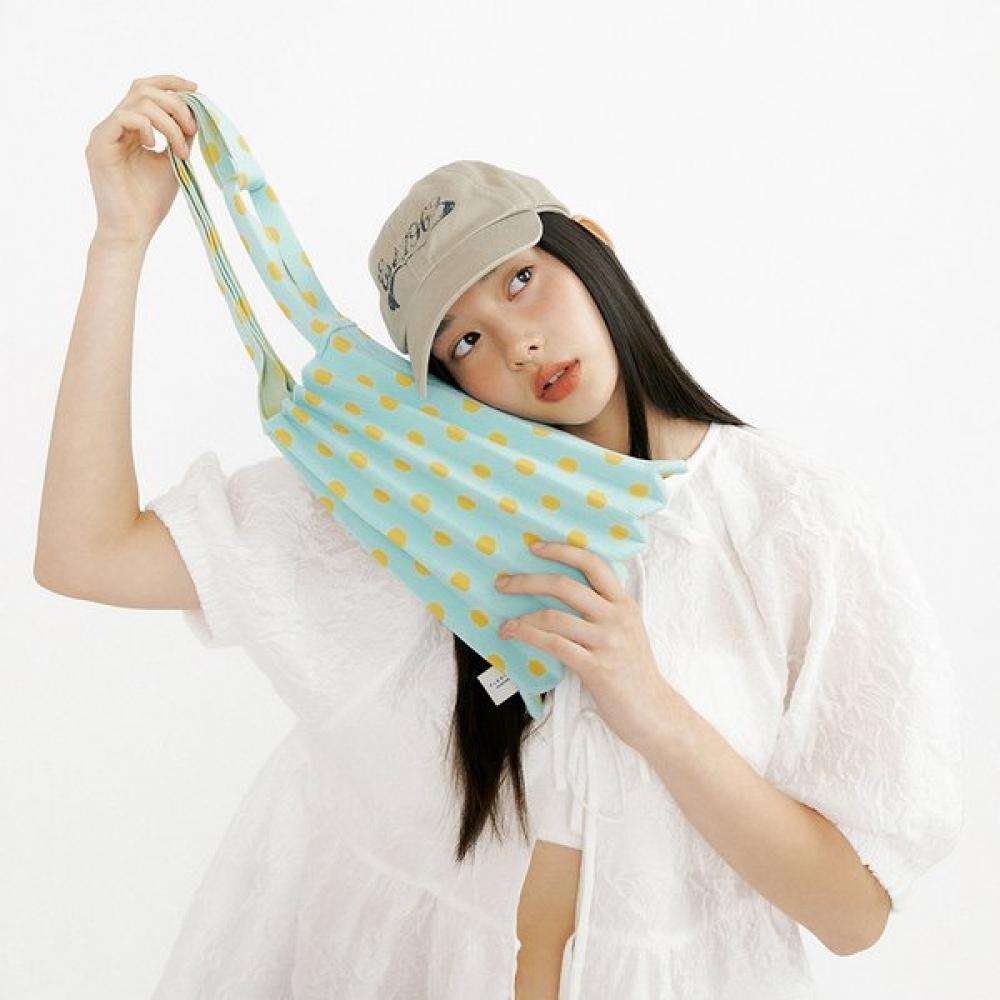 Pleatsmama Mini Shoulder Bag Lemon Dot