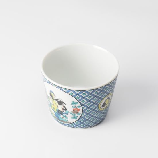Kutani Ware Iwataya Shaun the Sheep Cup In the Ko-Kutani Style (SS-51)