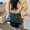 Trendy Vintage Women's Chain Rivet Underarm Crossbody Bag