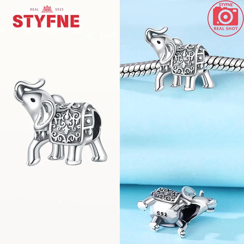 Brand New Copper Metal Elephant Pendant Bead Components Bracelet High Quality Fine Jewelry Charm Bead Components Designed For Women High Quality Fine