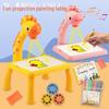 Kids' Magnetic Projection & Drawing Table with Building Blocks - Early Education & Science Learning Toy