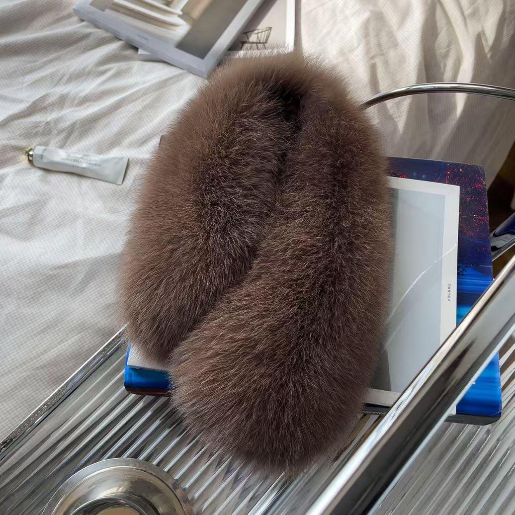 Korean Style Imitation Fox Fur Neck Warmer - Fashionable, Versatile, Magnetic Collar for Women