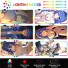 RGB Backlit Anime Roxy Migurdia Mouse Pad Cute Anime M_Mushoku Tensei Overwatch Mouse Mat Mouse Pad Non-Slip Gamer Keyboard Mat
