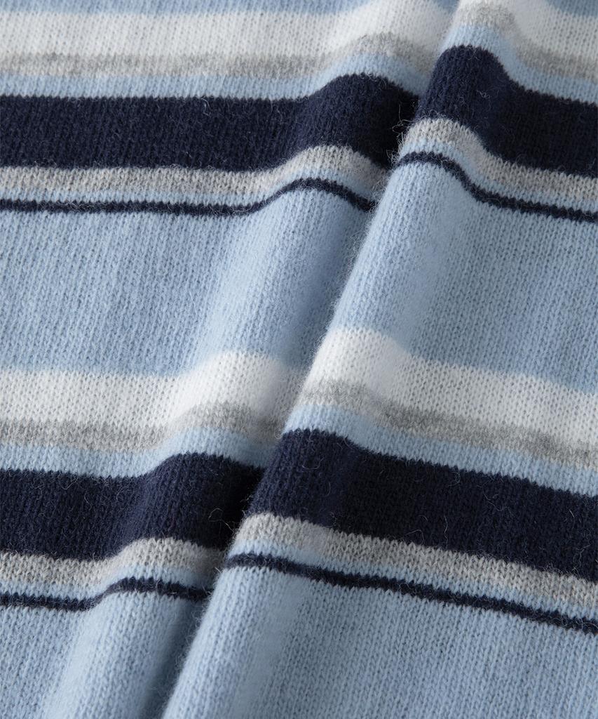 Sseomweeobeoteo Cope Stripe Knit - Light Blue