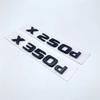 Glossy Black Letters X250d X350d 4Matic Etition 1 Emblem for Mercedes Benz X Car Fender Badge Trunk Nameplate Logo Sticker