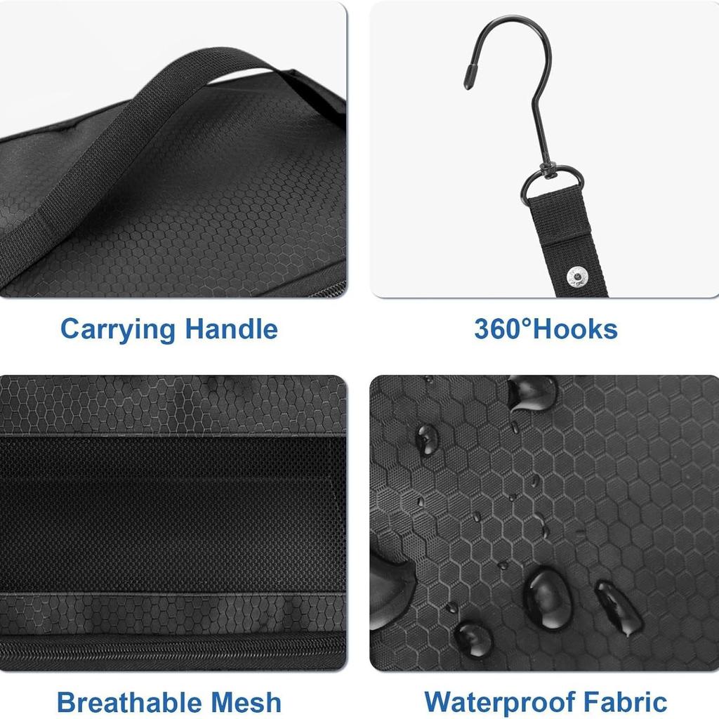 Grote Opvouwbare Multifunctionele Reisgarderobe Kledingopbergtas, Meerlaagse Hangende Organizer