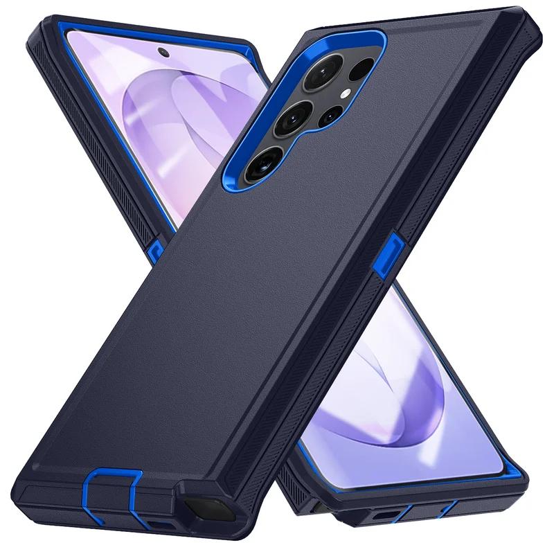 Military Armor Shockproof Phone Case For For Samsung Galaxy S26 S25 S24 S23 FE S22 S21 S20 Ultra Plus Hard PC+TPU Bracket Back Cover