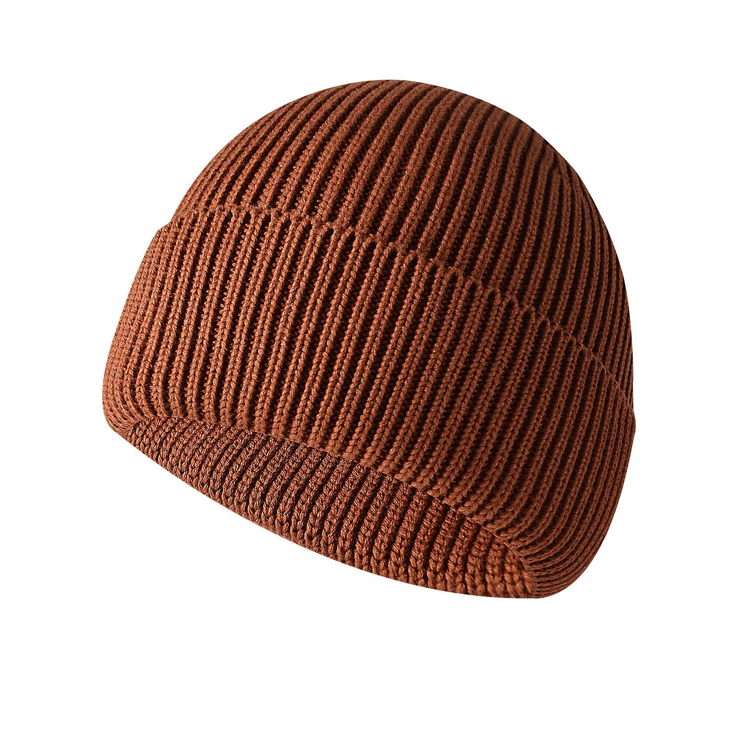 

Зимняя теплая вязаная шапка для взрослых унисекс Skullies & Beanies adjustable кофейный