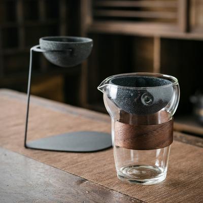 Nano Ceramic Non Porous Filter Tea Strainer Heat-resistant Glass Fair Cup Kung Fu Tea Set Tea Dispenser Household Tea Making Pot