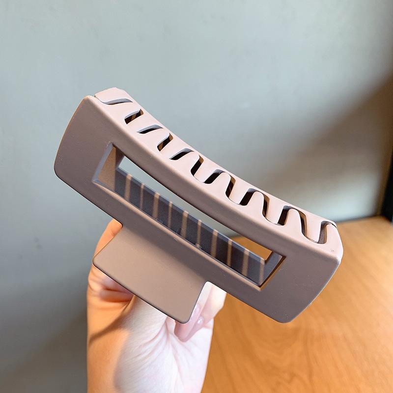 Nuove pinze per capelli a chela eleganti da donna Bianco Caffè Plastica Grande Pinza per capelli Copricapo Coreano Ragazze Pinze per capelli a chela di granchio Accessori per capelli alla moda