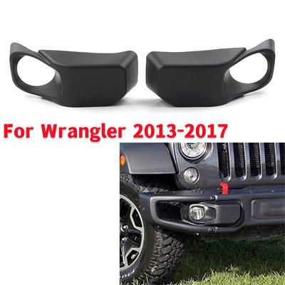 1 Paar Auto Voorbumper Mistlamp Frame Cover Lichten Beschermhoes Geschikt voor Wrangler
