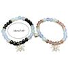 2 Pieces Halloween Spiders Bracelets for Women Men Magnetic Heart Couple Bangle