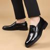 High Quality Casual Leather Oxford Shoes Mens Fashion Outdoor Office Loafers Comfy Antiskid Driving Shoes Dress Business Shoes