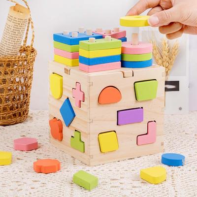 Geometry Shape Toys Puzzles Toy Early Educational Learning for Preschool