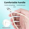 4 PCS Manicure Set Tool Cuticle Skin Scissors Steel Push Dead Leather Fork Nail Clipper Cleaning Nails Remover Pusher Pedicure