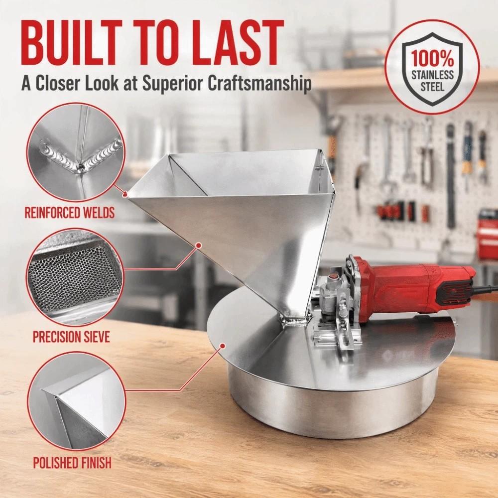 With Screen Corn Grinder Stainless Steel Feed Hopper Breeding Feed Grain Grinder Wheat Grinding