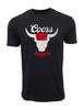 Coors Banquet Rodeo Official Distress Vintage Logo License Grahic T Shirt