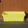 Colorful Rectangular Flower Pot With Tray Plant Pot Quality Garden Planter  Patio