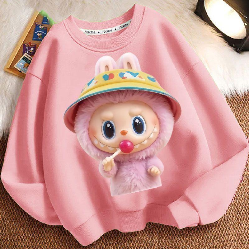 Modische und niedliche Kinder-Sweatshirts, Langarm-Freizeit-Sweatshirts für Jungen und Mädchen im Frühling und Herbst