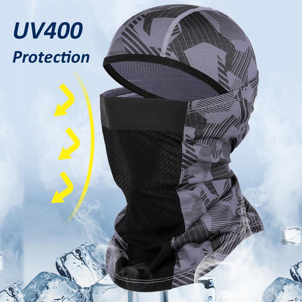UV Protection Face Mask Sun Protective Neck Gaiter Outdoor Helmet Lining Mask Cycle Neckerchief Versatile Breathable