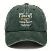 80er Jahre Baseballkappe - gewaschen & verwaschene Dad Hat - Unisex trendige Entenbillenmütze