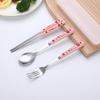 Ruhan 3-Piece Portable Stainless Steel Cutlery Set