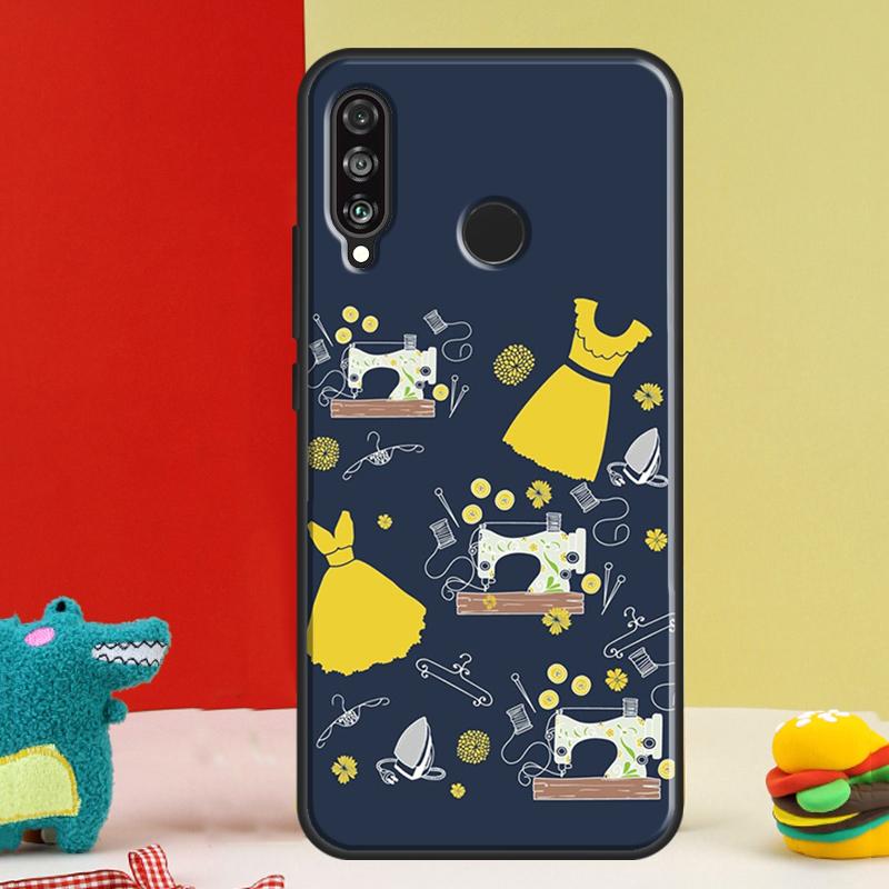 

Sewing Machine For Huawei Nova 12s 12i 11i 8i 9 10 SE Y91 Y90 Y60 Y70 Y72 Y61 P20 P40 P30 Lite P60 Pro Case Nova 10 SE