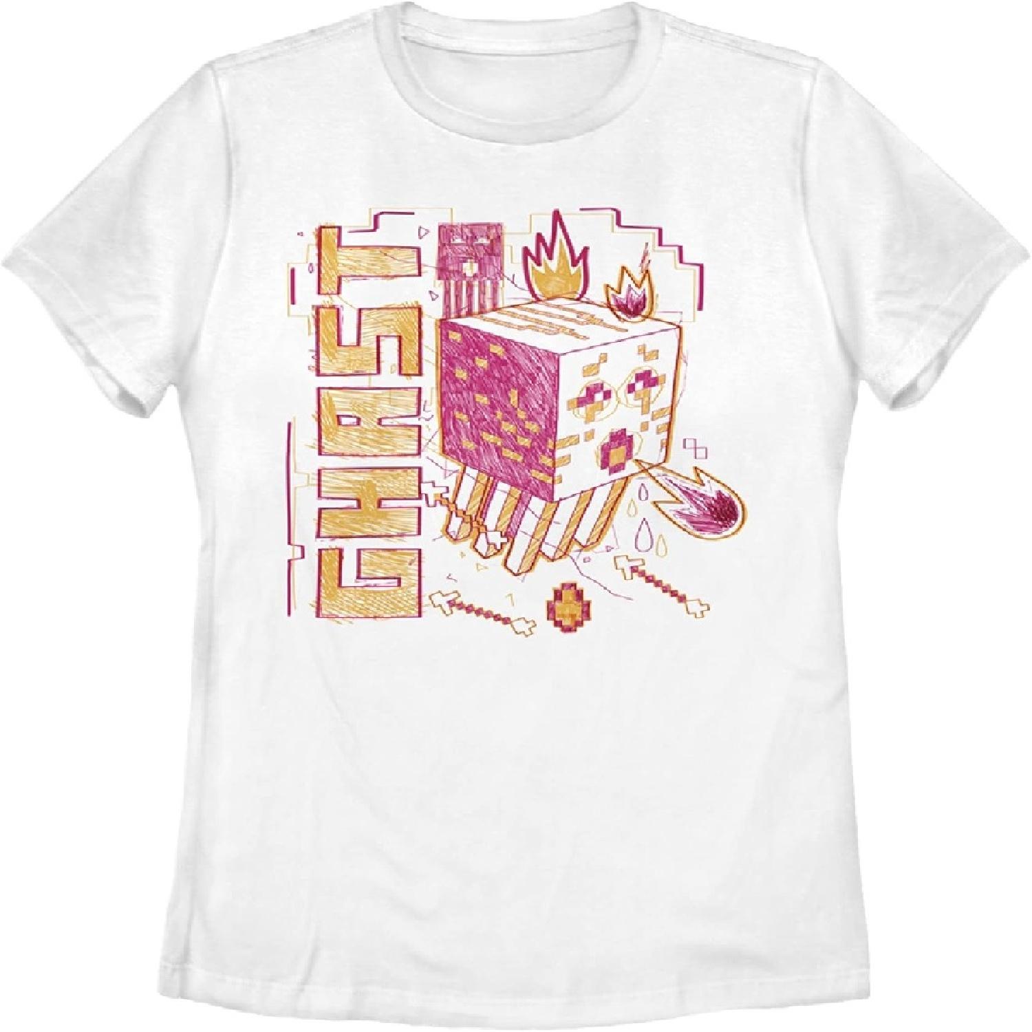 Женская футболка Fifth Sun с рисунком Гаста из Minecraft S