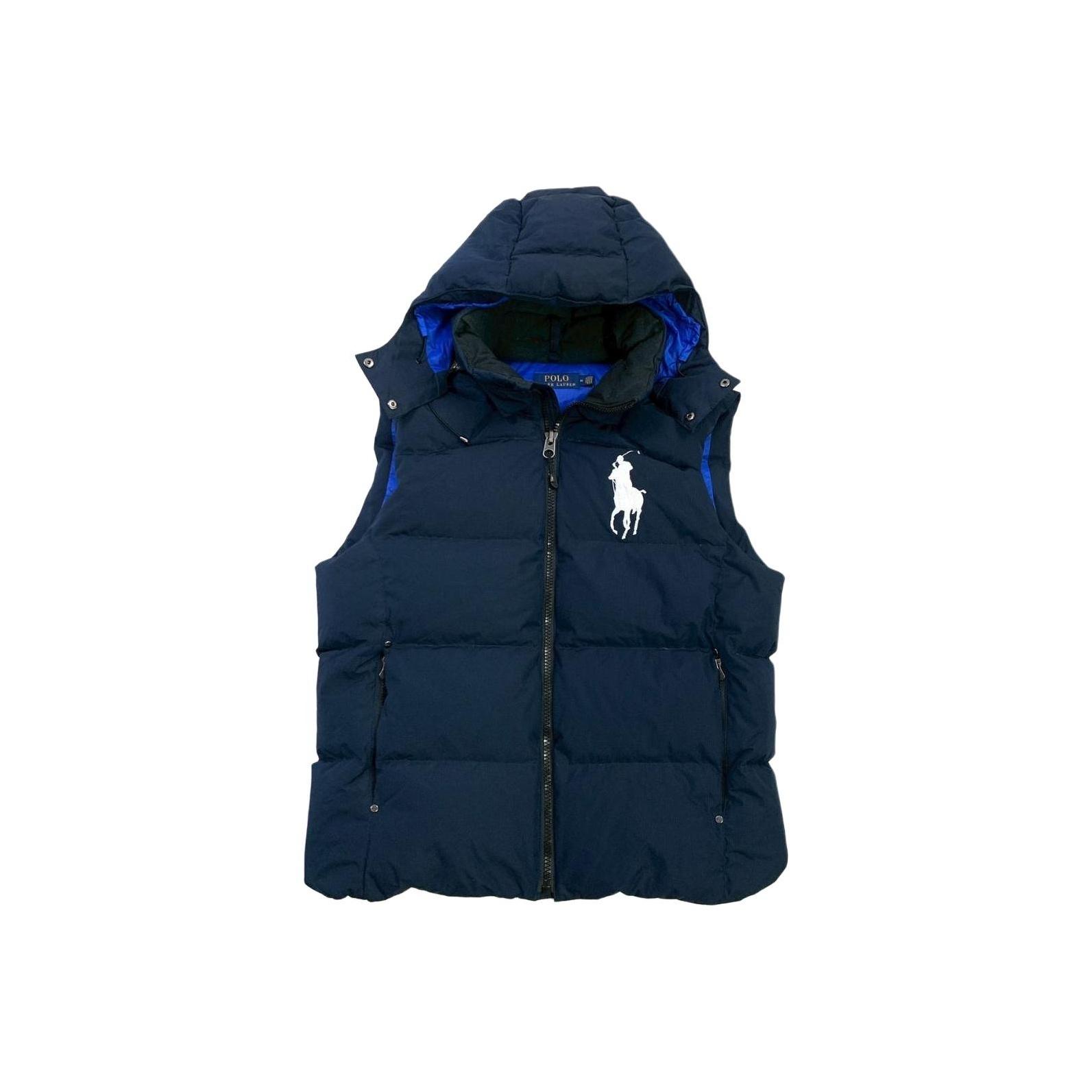 

Polo Ralph Lauren Вышитый воротник-стойка Капюшон Молния Без рукавов Пуховый жилет Мужской жилет MNPOOTW1N220192-410 S