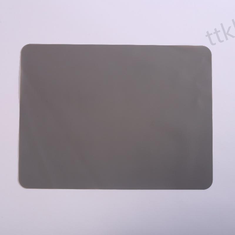 Rectangular Silicone Placemat Western Placemat Non-slip Thermal Insulation Table Mat Grey