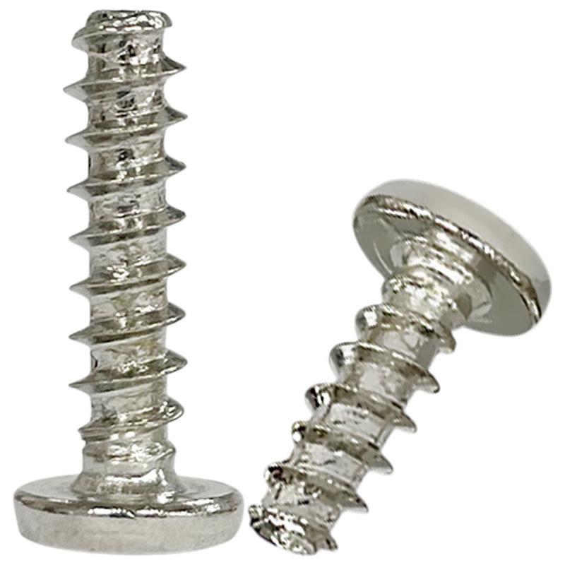 Verzinkter Kohlenstoffstahl M3/M4 Flachspitz Selbstschneidende Schrauben, Rundkopf, Großer Kopf