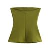 Spring 2025 Women's Fashion: Slim Fit Simple Tube Vest Top