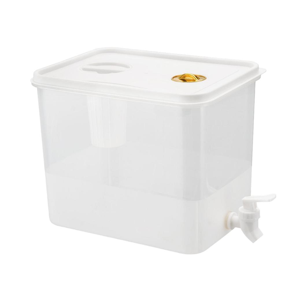 Cold Kettle with Faucet Drink Dispenser, Cold Drinks Juice Bucket, Tea Lemonade Jug Iced Beverage Dispenser for Household