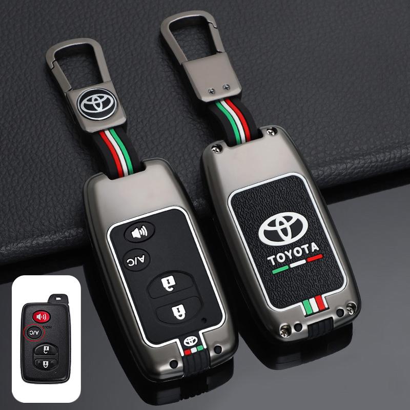 For Toyota 2026 Hot Hub Caps Zinc Alloy Car Smart Remote Key Cover Case Protector Shell For Toyota Camry Highlander Crown Prado