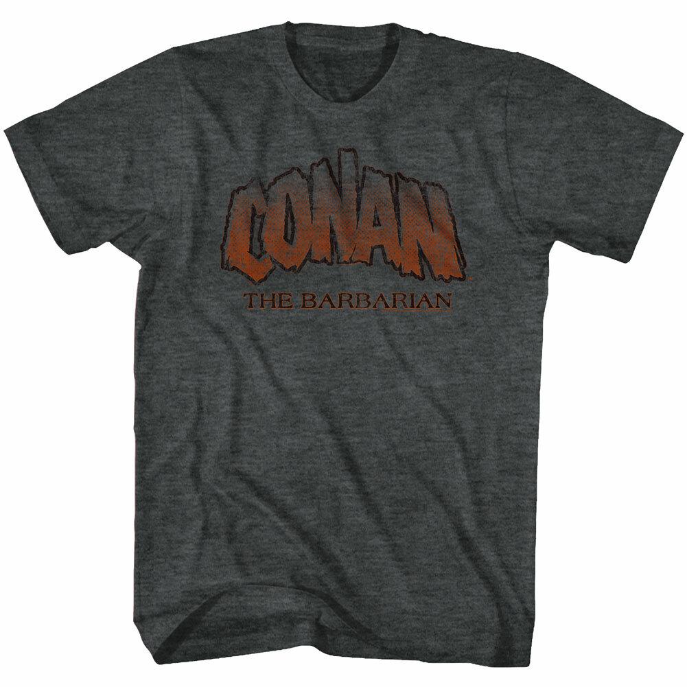 Conan The Barbarian Distressed Movie Logo Arnold Schwarzenegger Men T-Shirt S