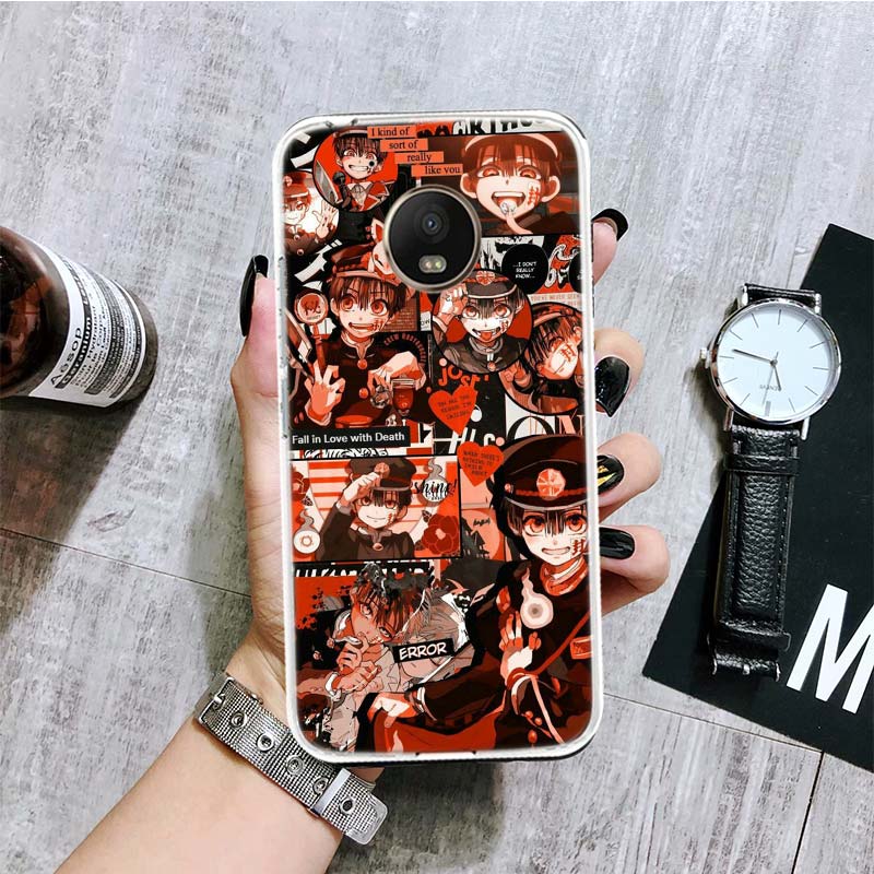 Toilet Bound Hanako Kun Anime Phone Case For Motorola Moto G9 G8 G7 G6 G5 E6 E5 E4 Plus Play Power One Action Macro Coque Cover
