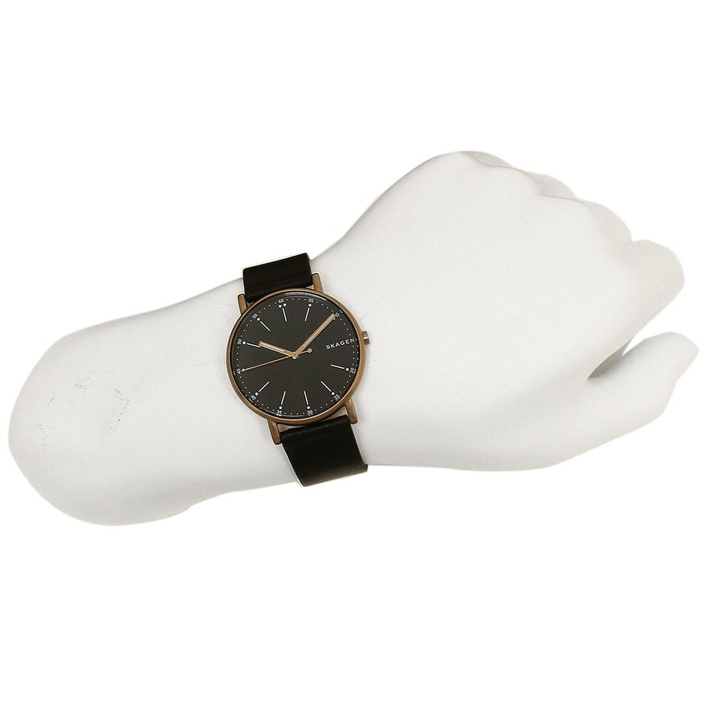 Skagen Signature Quartz Watch for Men and Women, 30mm, 34mm, and 40mm, Black (SKW6401) [Parallel Import]