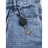 Reel key holder carabiner metal wire maximum length 65cm extendable loss prevention 2-piece set 12-month quality guarantee.