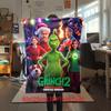 Christmas Gift Comedy Movie How the Grinch Stole Christmas blanket home warming, four season bed decoration sofa cover flannel throwing blanket K22