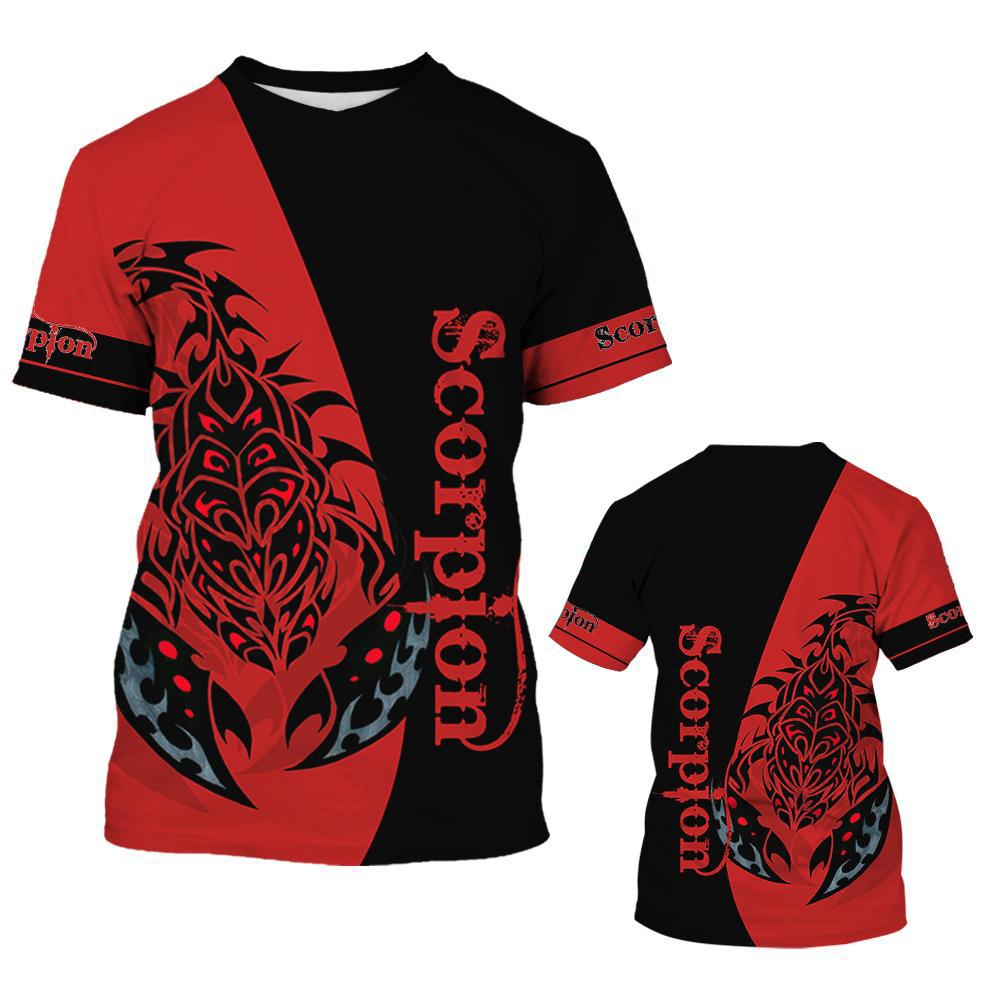 Scorpion 3D Print T-Shirts Summer Men Women Casual Fashion Streetwear Oversized Short Sleeve T Shirt Male Tees Tops Man Clothing
