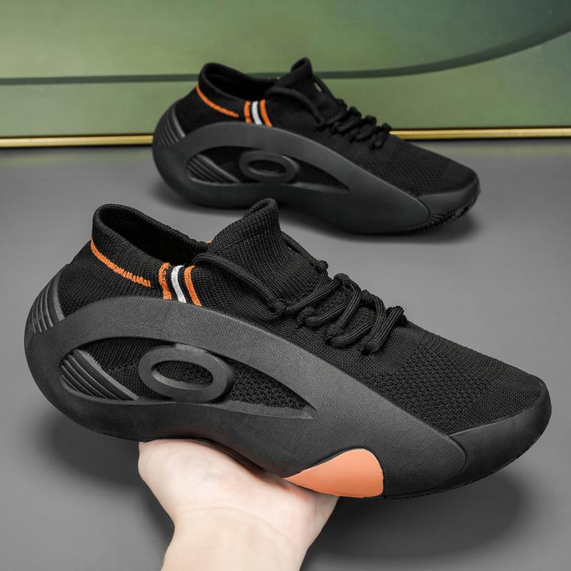 

Мужские модные, удобные, нескользящие и дышащие повседневные спортивные туфли, весенне-осенние новые вулканизированные лоферы для мужчин 46