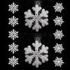 Christmas Snowflake String Set: Festive Decorations with Snowflake Pieces