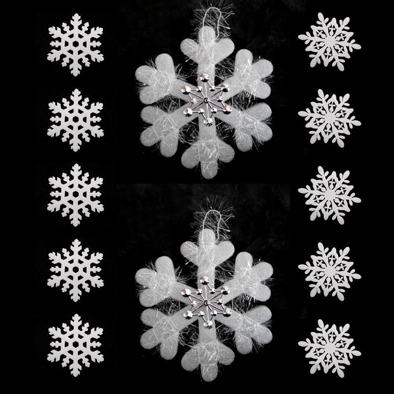 Christmas Snowflake String Set: Festive Decorations with Snowflake Pieces