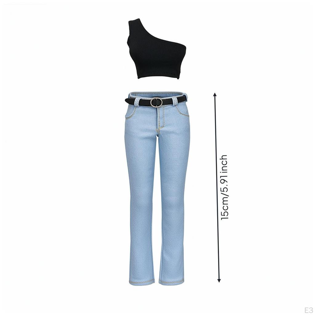 1/6 Scale Female Figure Outfit Close-Fitting Clothing Classic for Action Figures