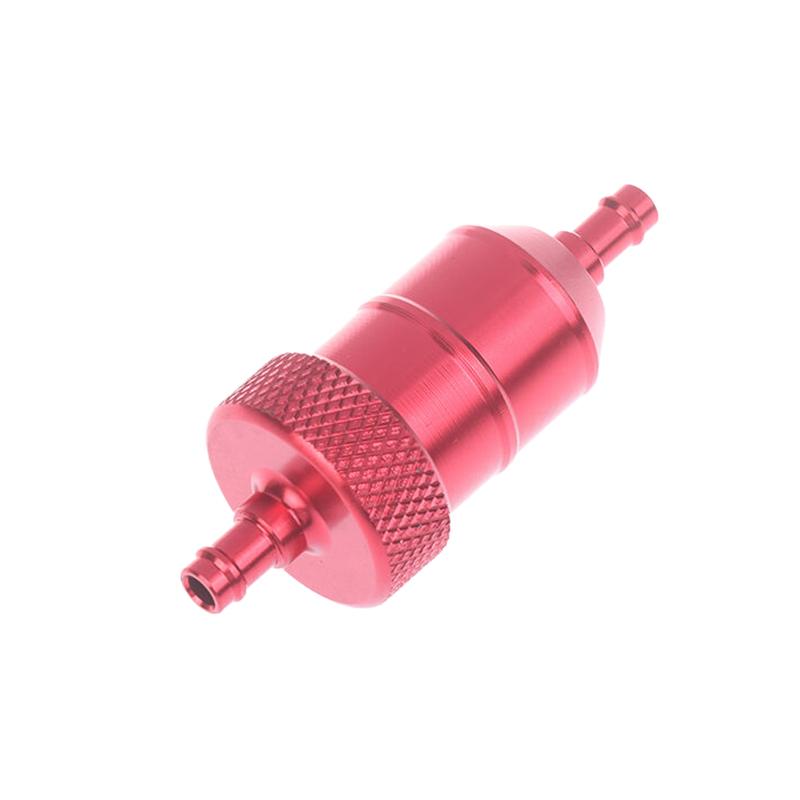 Universal 8mm 5/16'' Motorcycle Fuel Filter Car Oil Inline For Motorcycle Scooters Chrome Aluminum Fuel Filters 7 Color